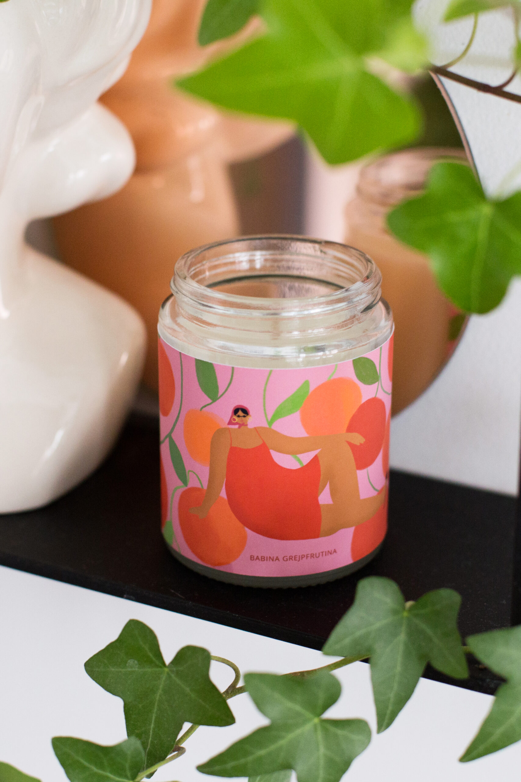 Sojowa świeczka zapachowa - Babina Grejpfrutina - obrazek 3